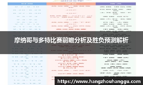 摩纳哥与多特比赛前瞻分析及胜负预测解析